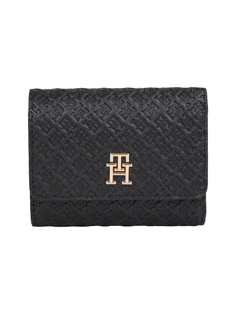 Tommy Hilfiger Kadın Eternity Trifold Siyah Cüzdan