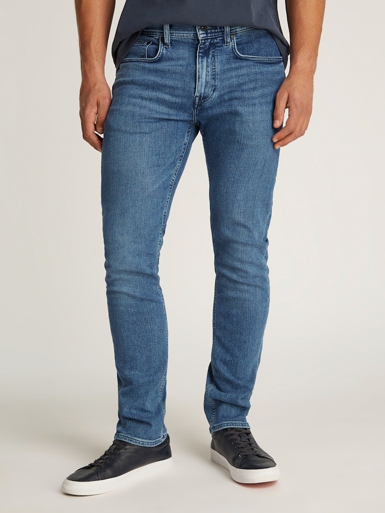 Tommy Hilfiger Denim Mavi Erkek Slim Bleecker Jean Pantolon - MW0MW378301BE