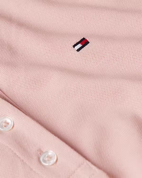Tommy Hilfiger Kadın Pembe Polo Yaka Pembe Elbise - WW0WW43228TQN