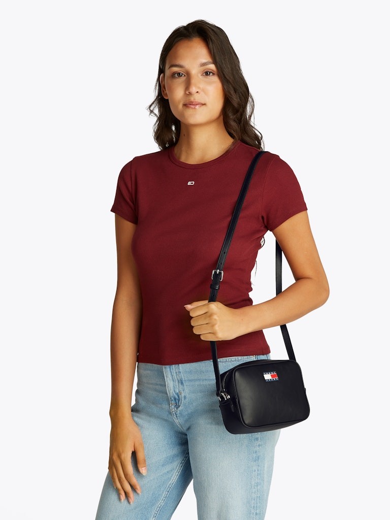 Tommy Hilfiger Siyah Kadın Çapraz Çanta - AW0AW16964BDS