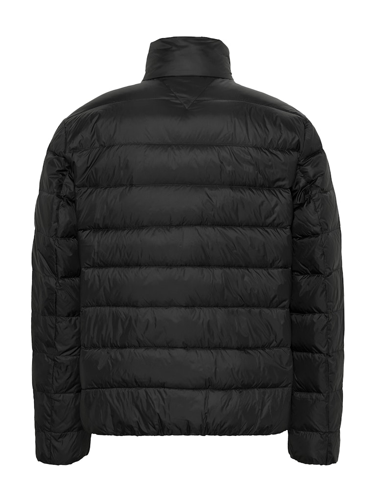 Tommy Hilfiger Erkek Kaz Tüyü Siyah Puffer Mont
