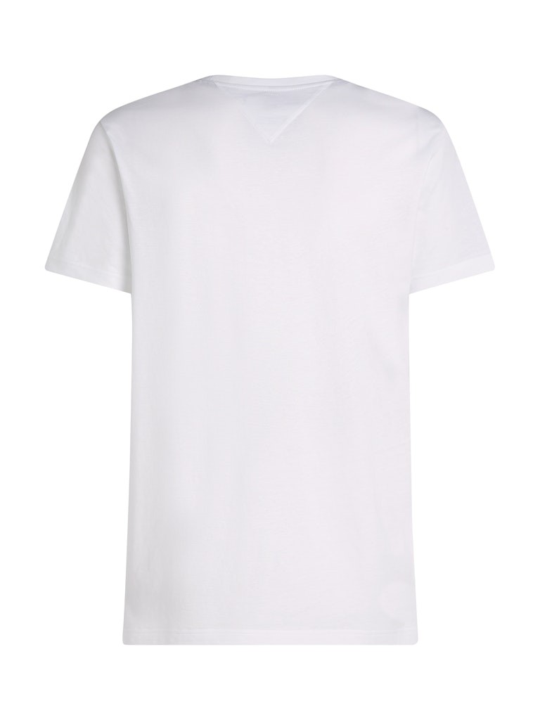 Tommy Hilfiger Rejeneratif Pamuk Beyaz Erkek Kısa Kollu T-Shirt