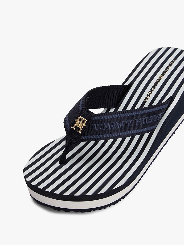 Tommy Hilfiger Lacivert Kadın Parmak Arası Terlik - FW0FW08521DW6