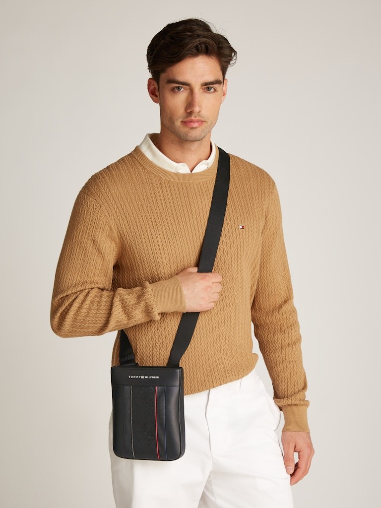 Tommy Hilfiger Siyah Erkek Çapraz Çanta - AM0AM13112BDS