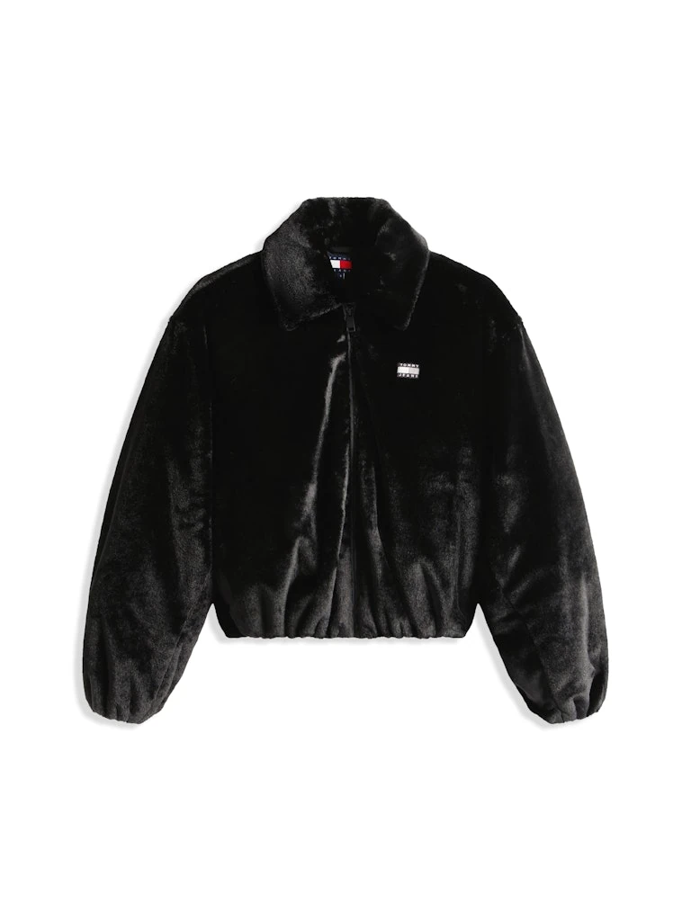 Tommy Hilfiger Kadın Siyah  Bomber  Mont