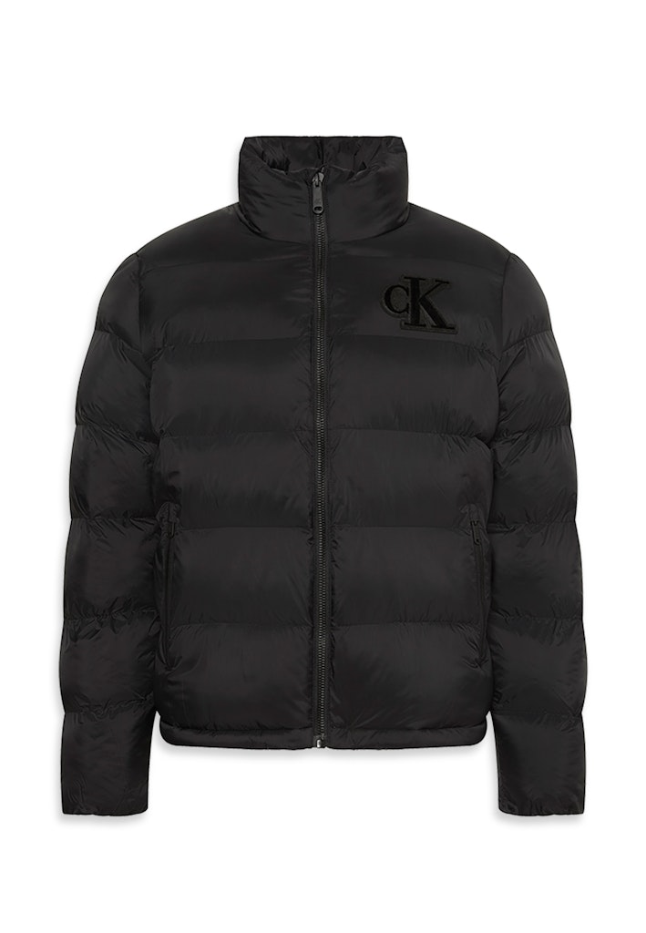 Calvin Klein Erkek Siyah Puffer Mont