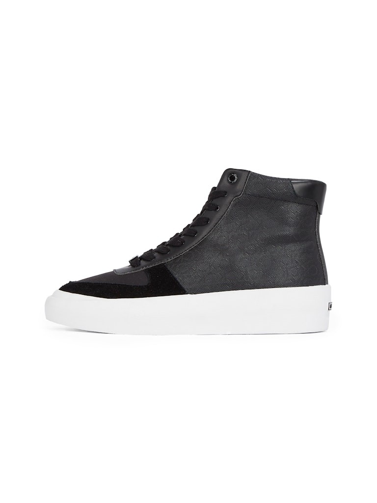 Calvin Klein Siyah Kadın Kısa Taban Sneakers - HW0HW024440GR