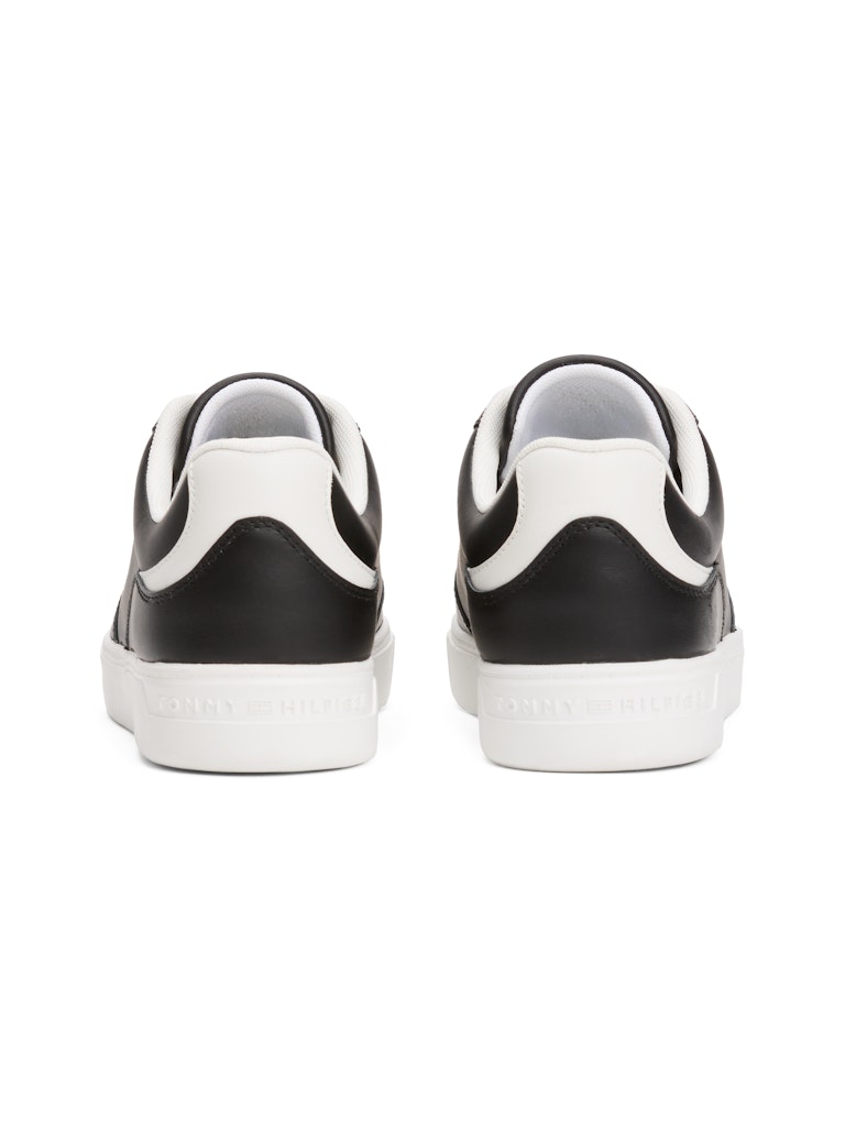 Tommy Hilfiger Kadın Siyah Kısa Taban Sneakers