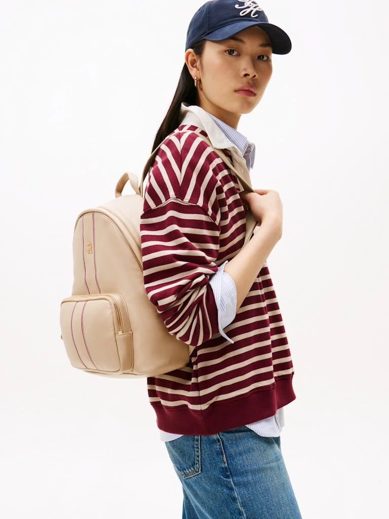 Tommy Hilfiger Kadın Bej  Sırt  Çanta