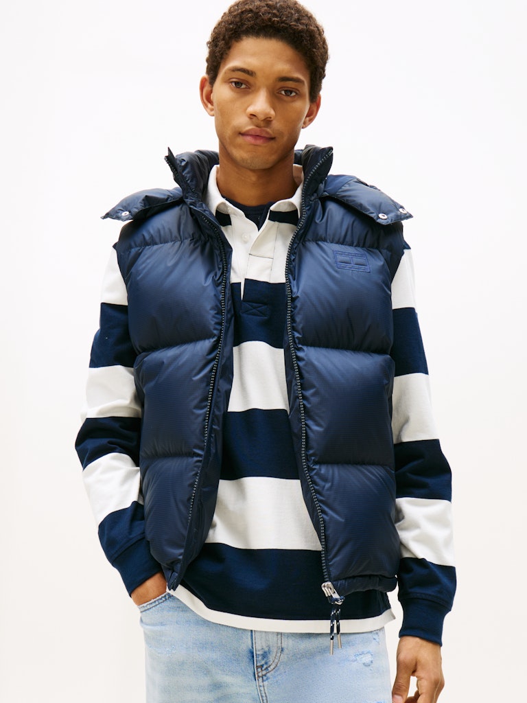 Tommy Hilfiger Erkek Kaz Tüyü Puffer Lacivert Yelek