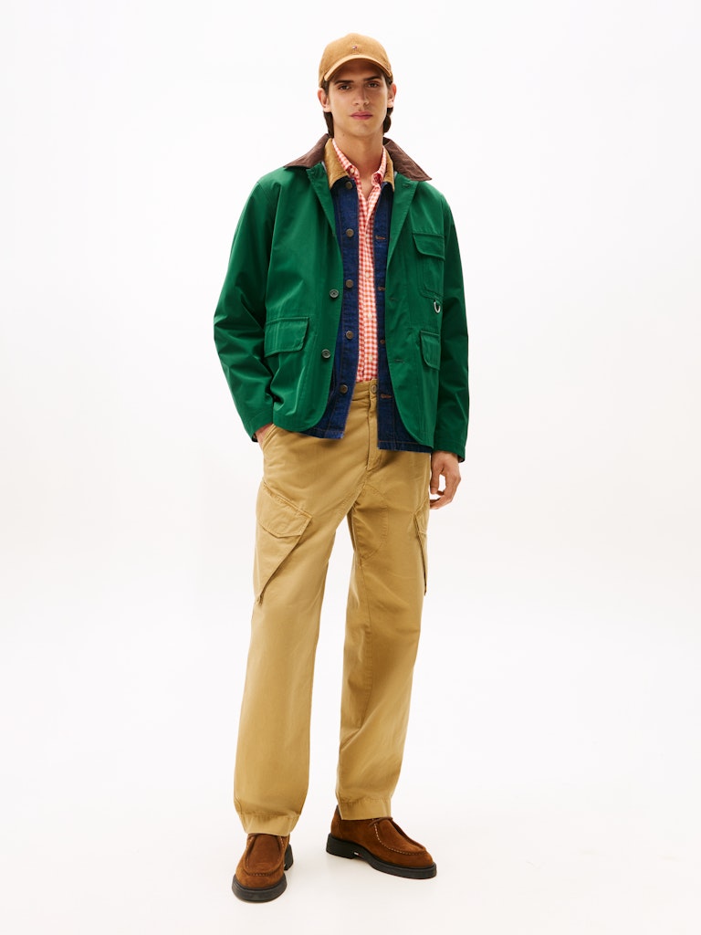 Tommy Hilfiger Erkek Wet Weather Yeşil Ceket
