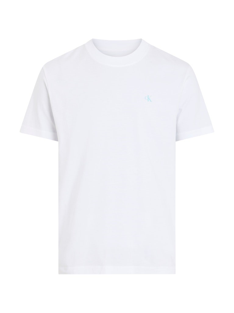 Calvin Klein Rejeneratif Pamuk Beyaz Erkek Kısa Kollu T-Shirt - J30J327523YAF