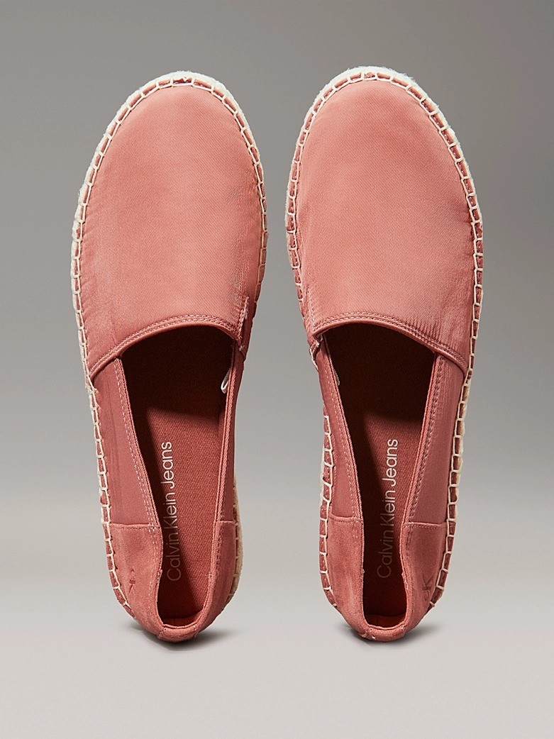 Calvin Klein Pamuk Pembe Kadın Espadril Ayakkabı - YW0YW01736GAM