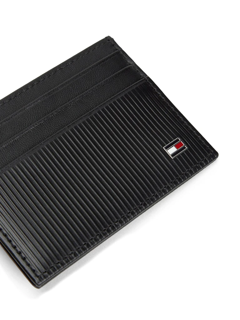 Tommy Hilfiger Erkek Siyah Deri Kartlık Cüzdan
