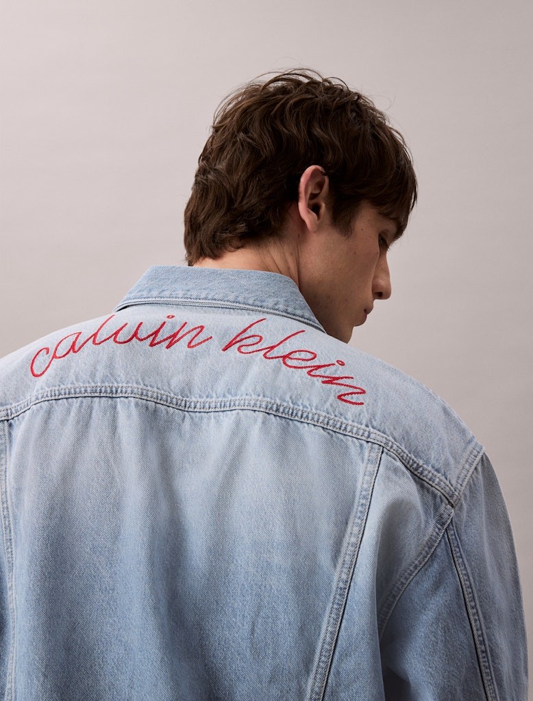 Calvin Klein Erkek Mavi Kot Mont