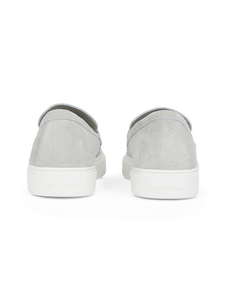 Calvin Klein Süet Gri Erkek Loafer Ayakkabı - HM0HM01819ADB