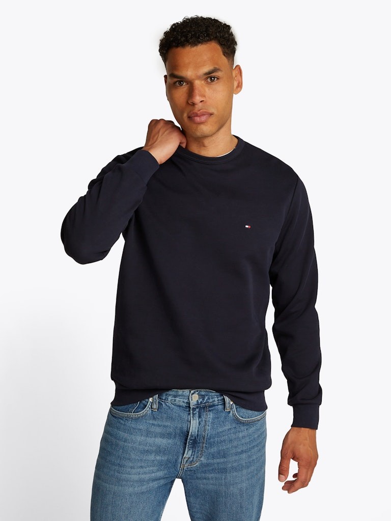 Tommy Hilfiger Mavi Erkek Sweatshirt
