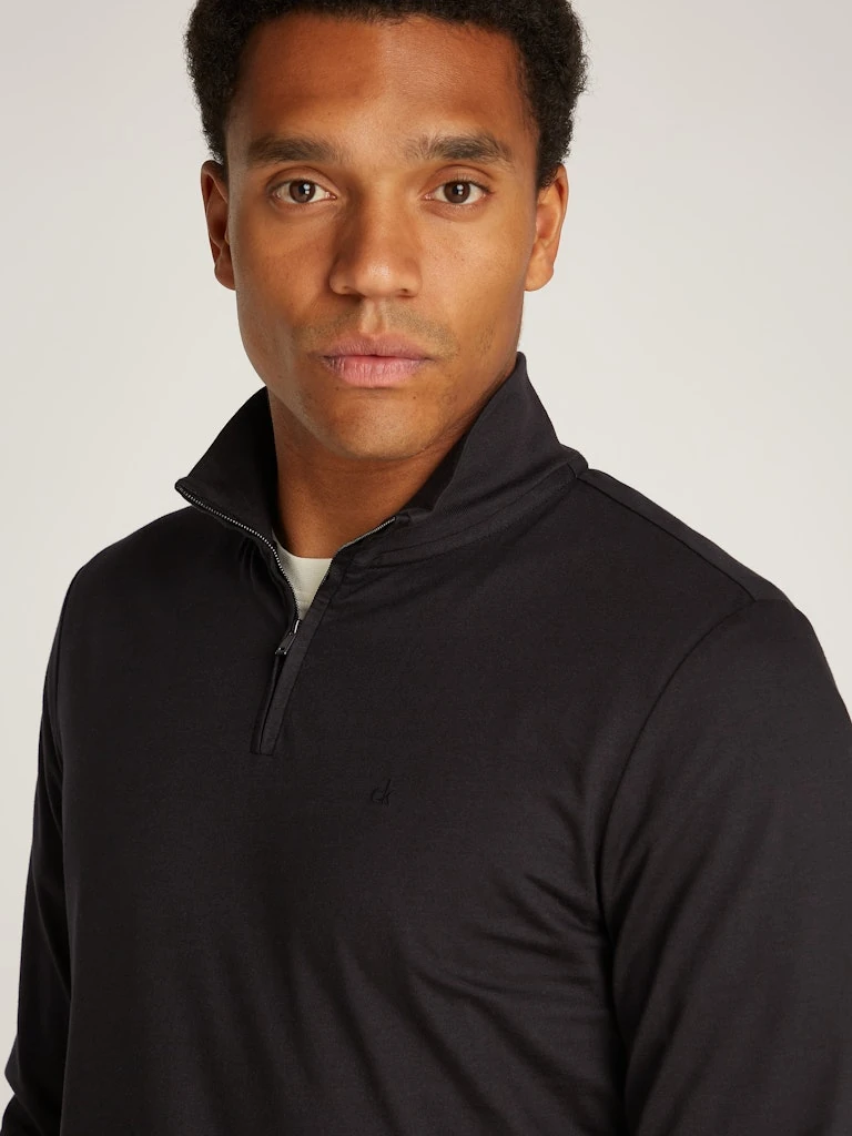 SMOOTH COTTON LS ZIP UP