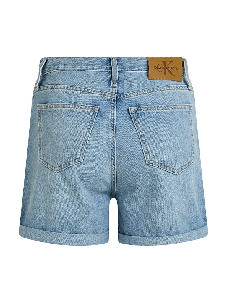 Calvin Klein Denim Mavi Kadın 5 Cep Mom Şort - J20J2251521AA