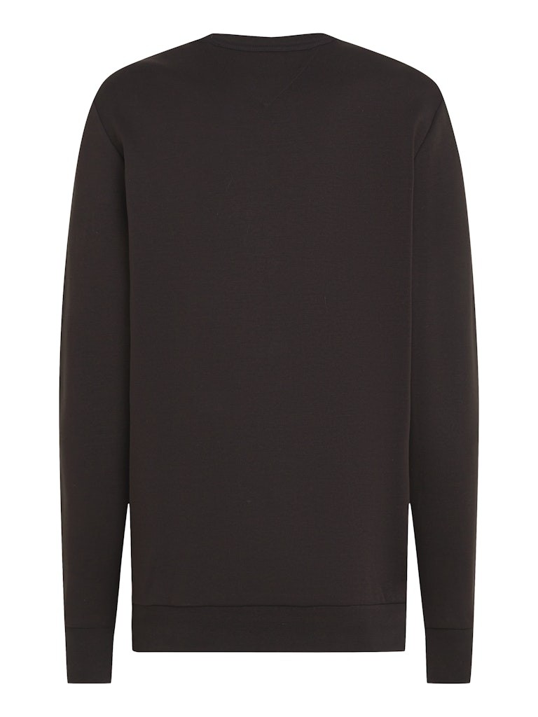 Tommy Hilfiger Erkek Normal Kesim Siyah Sweatshirt - MW0MW37241BDS