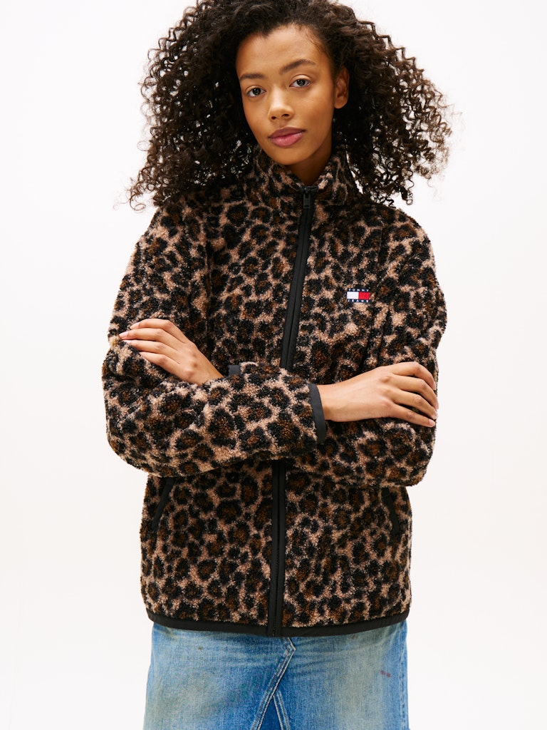 Tommy Hilfiger Kadın Kahverengi  Tam Fermuar  Sweatshirt