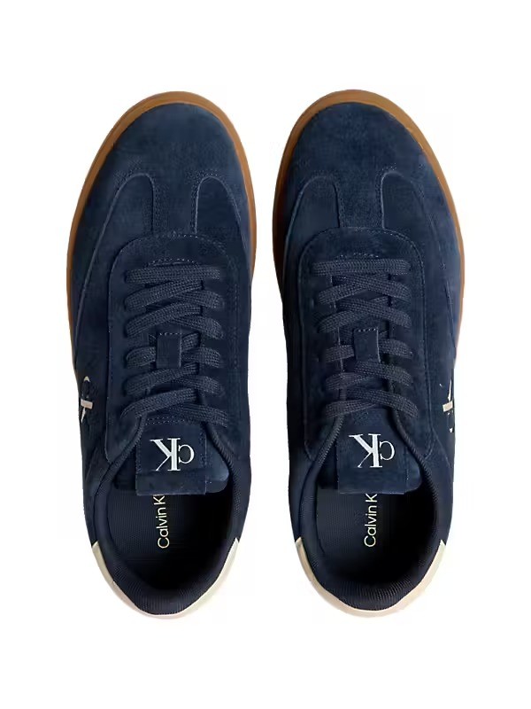 Calvin Klein Erkek Lacivert Kısa Taban Klasik Sneakers