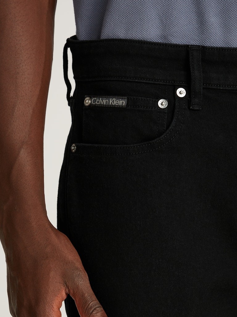 Calvin Klein Denim Siyah Erkek 5 Cep Şort - J30J3271951BY