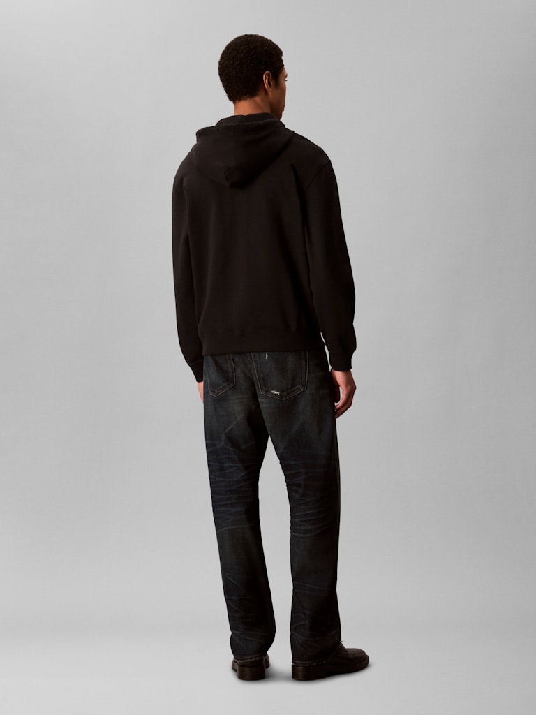 Calvin Klein Erkek Siyah Kapşonlu Sweatshirt