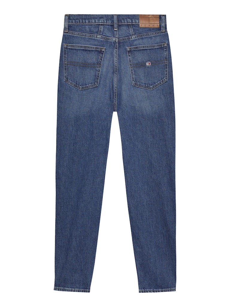 Tommy Hilfiger Denim Mavi Kadın Tapered Mom Jean Pantolon - DW0DW192441BK