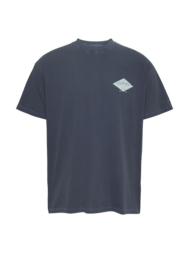 Tommy Hilfiger Rejeneratif Pamuk Mavi Erkek Kısa Kollu T-Shirt - DM0DM20806C1G
