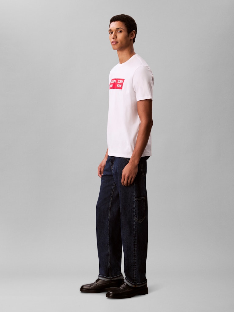 Calvin Klein Erkek Beyaz O Yaka T-Shirt