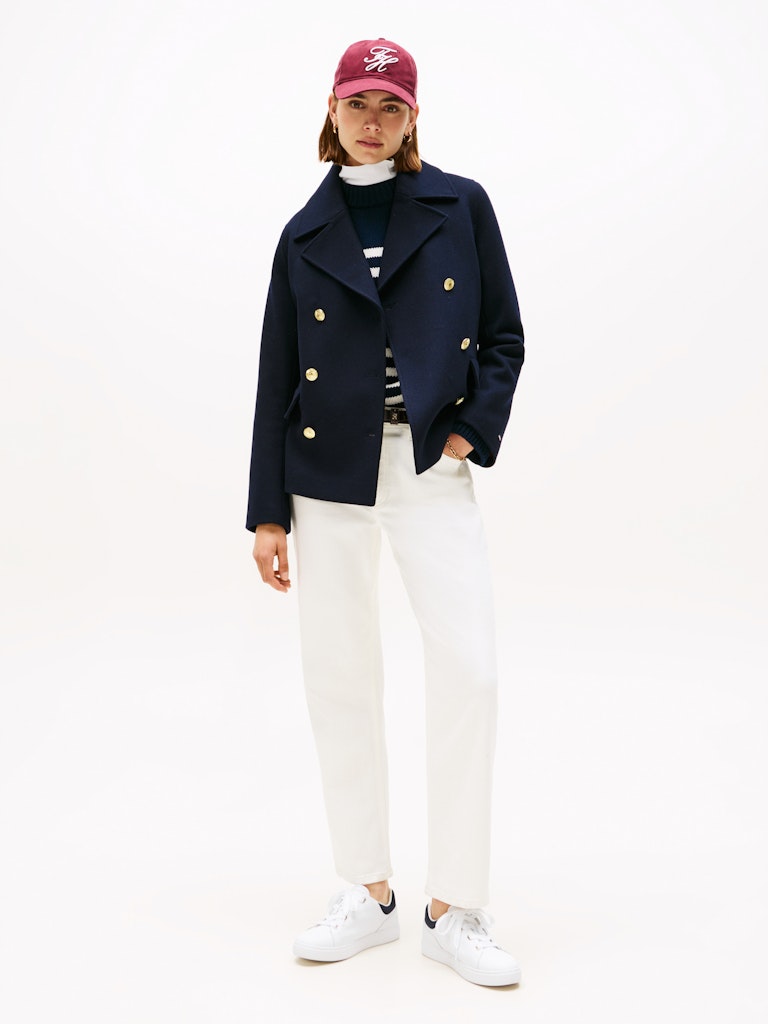 Tommy Hilfiger Kadın Beyaz Kısa Taban Sneakers