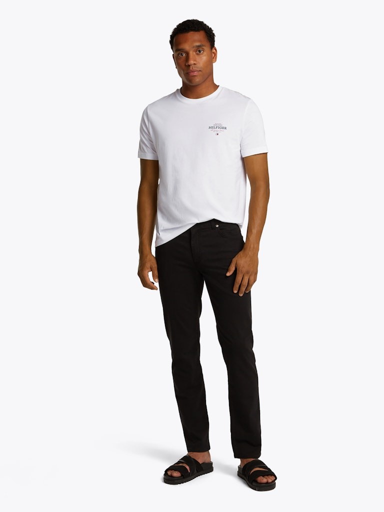 Tommy Hilfiger Rejeneratif Pamuk Beyaz Erkek Kısa Kollu T-Shirt