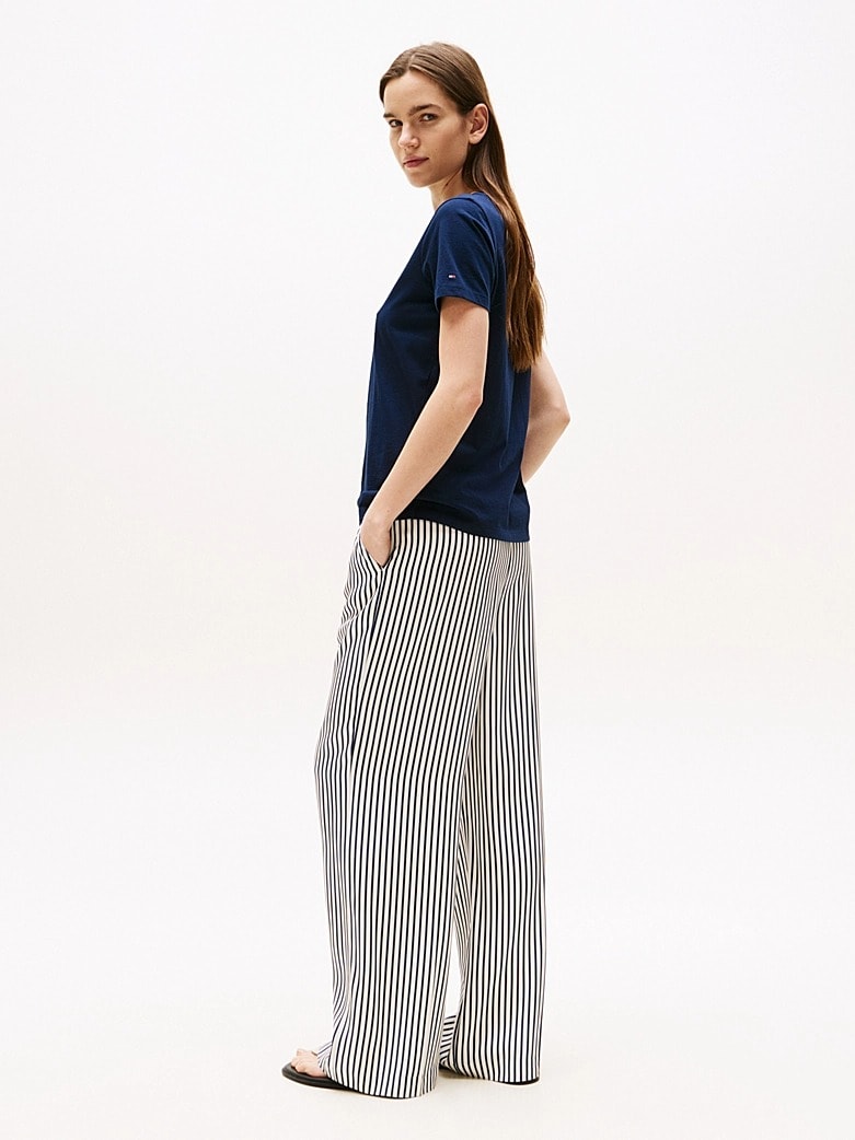 Tommy Hilfiger Kadın Lacivert T-Shirt
