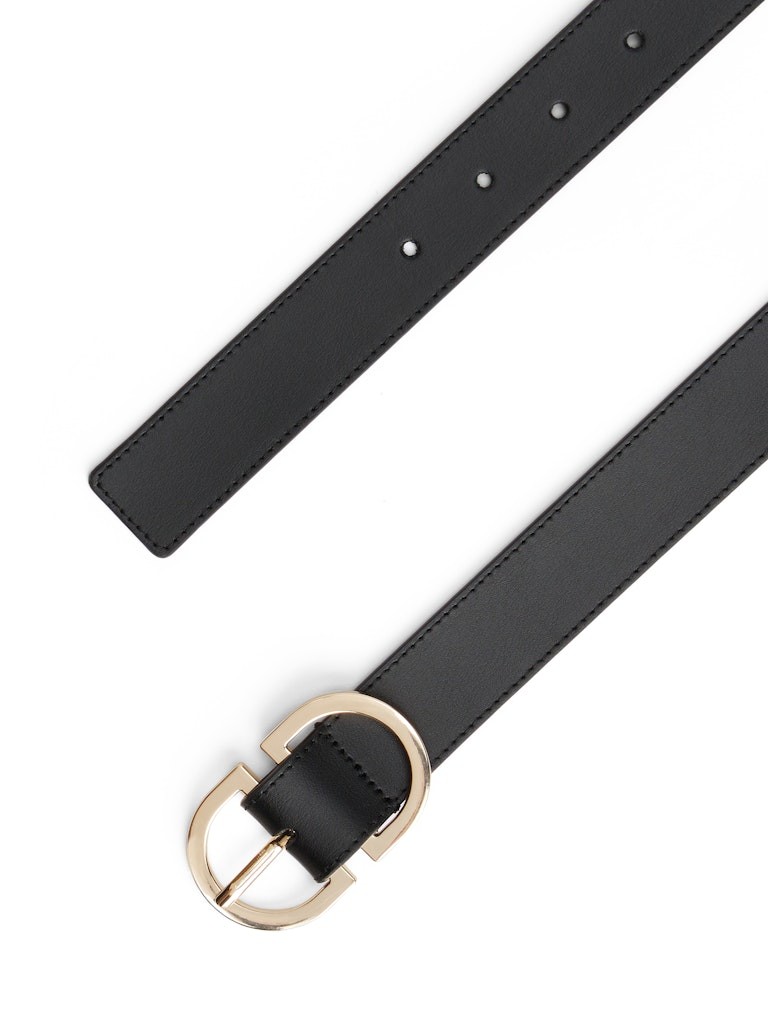 Tommy Hilfiger Kadın Siyah Ayarlanabilir 2,5 cm Kemer