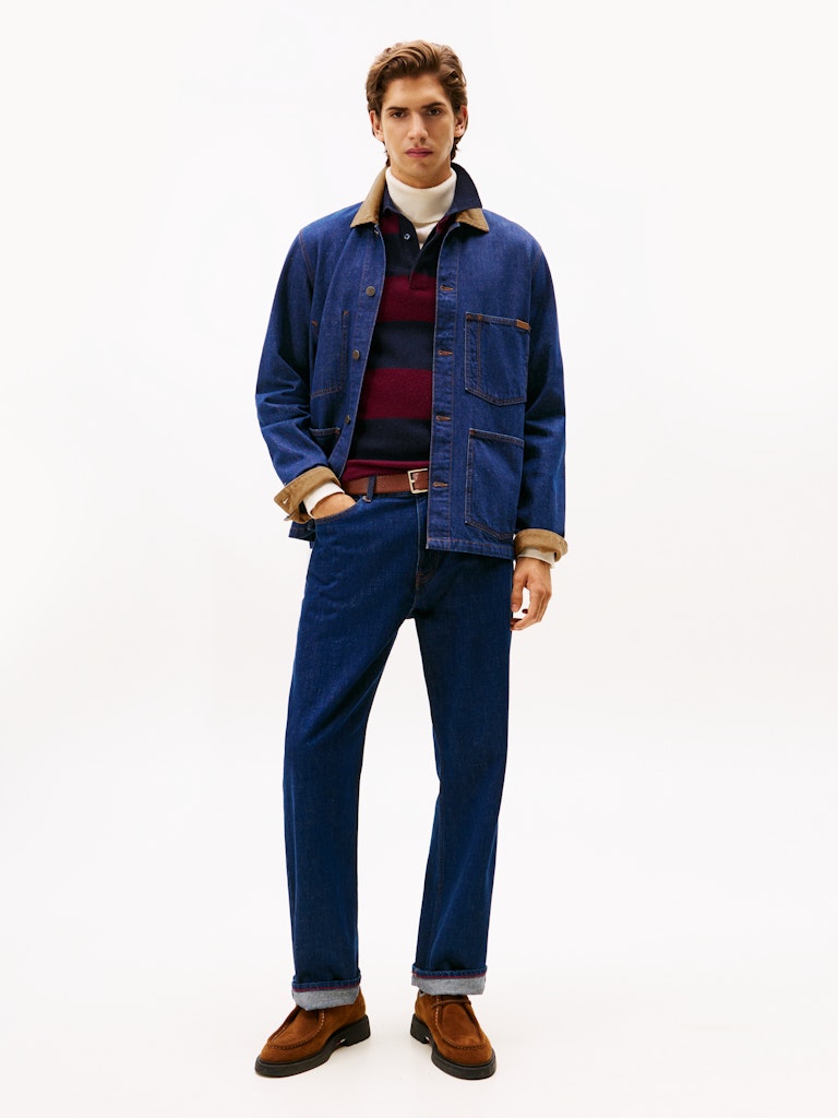 Tommy Hilfiger Erkek Denim Kot Mont