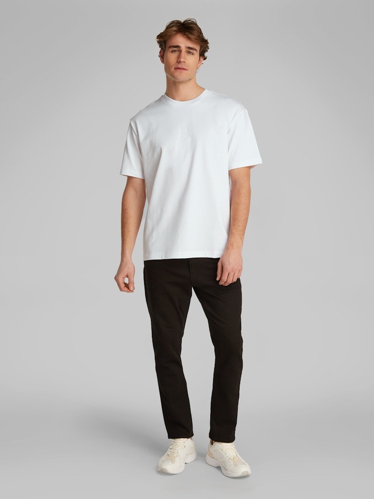 Calvin Klein Pamuk Beyaz Erkek Kısa Kollu T-Shirt - LV04RAB812YAA