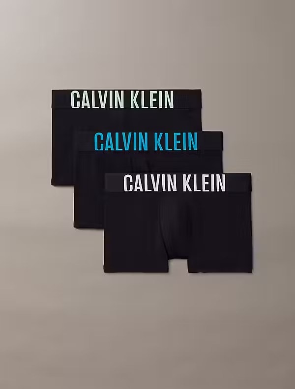 Calvin Klein 3'lü Erkek Siyah Boxer