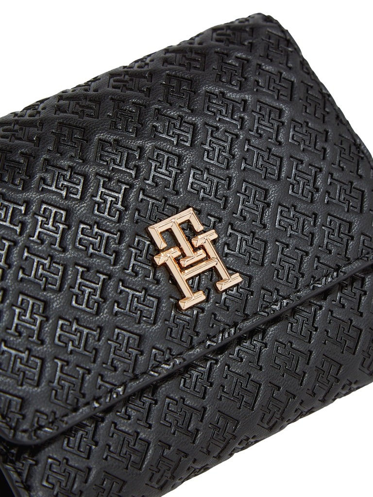 Tommy Hilfiger Kadın Eternity Trifold Siyah Cüzdan
