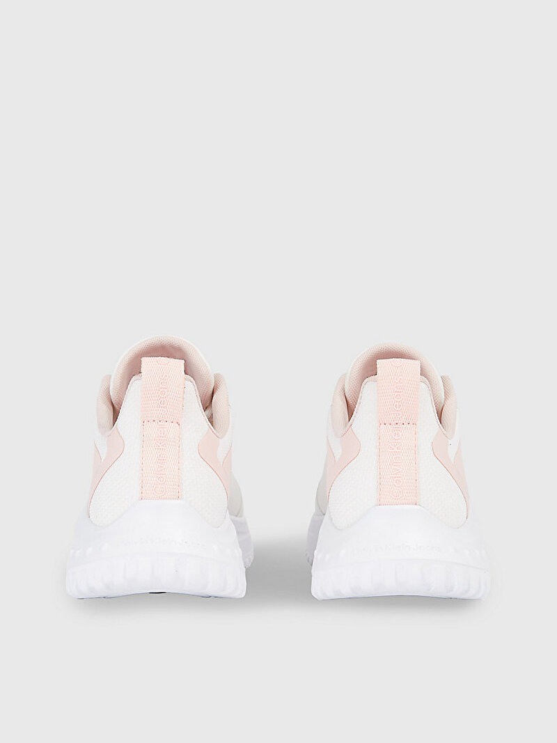 Calvin Klein Beyaz Kadın Kısa Taban Sneakers - YW0YW0144201V