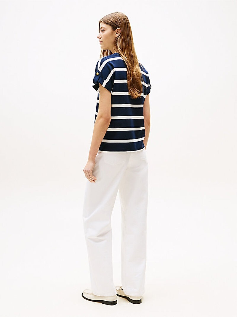 Tommy Hilfiger Kadın Lacivert T-Shirt