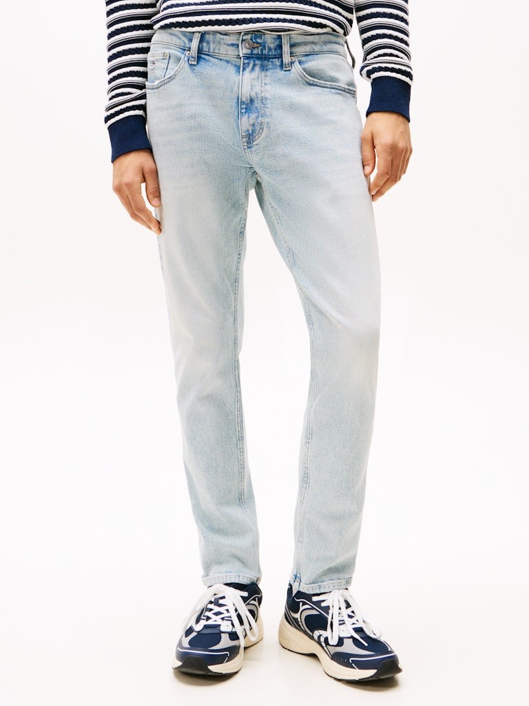 Tommy Hilfiger Erkek Mavi Tapered Kesim Austin Jean Pantolon