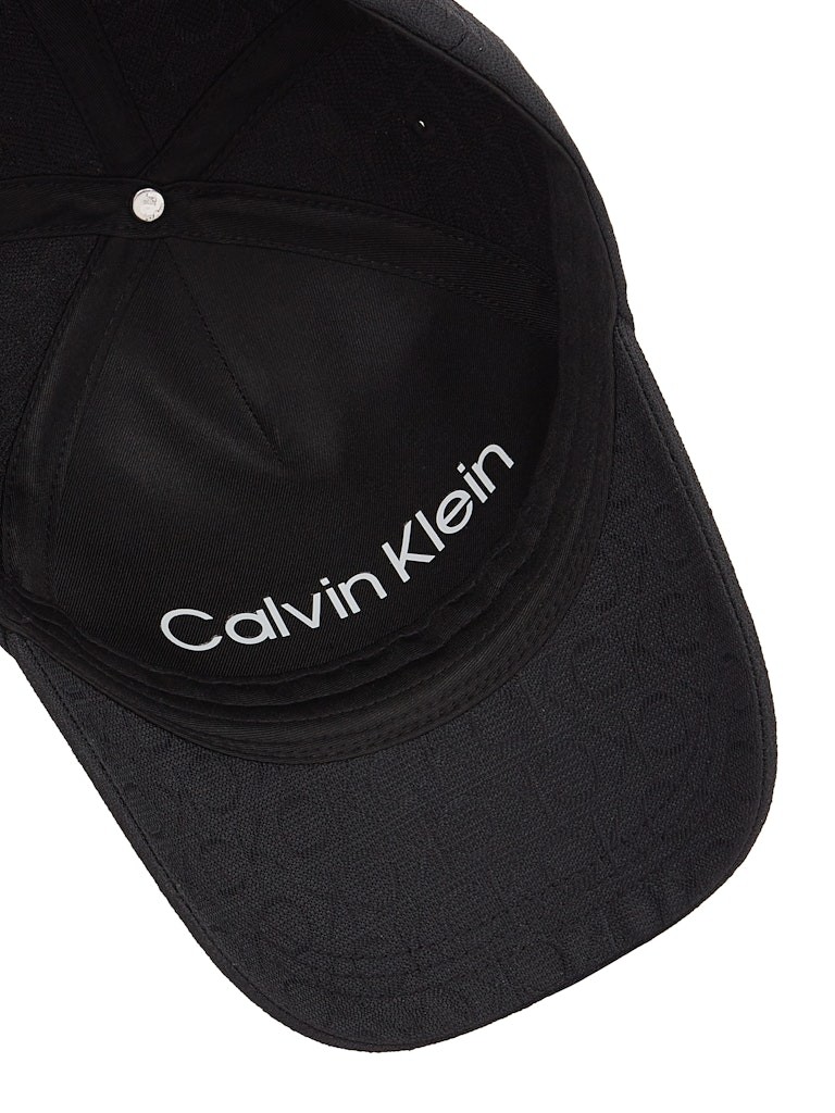 Calvin Klein Pamuk Siyah Kadın Logolu Şapka - K60K612871BEH