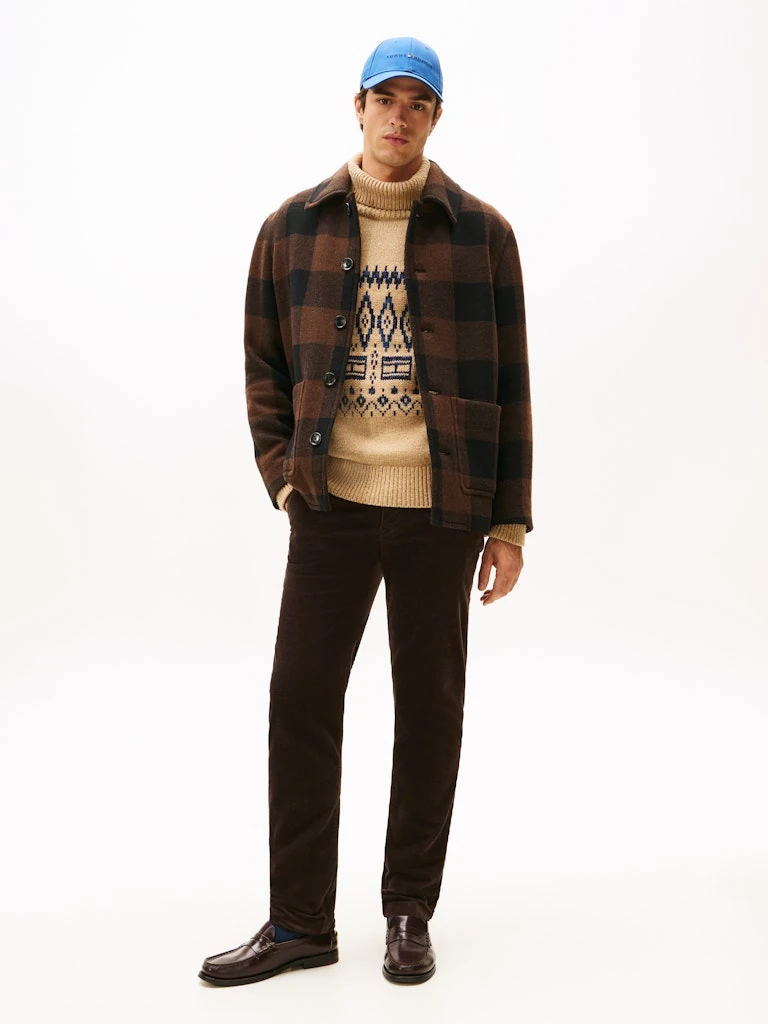 Tommy Hilfiger Erkek Kahverengi  Chino Denton Pantolon