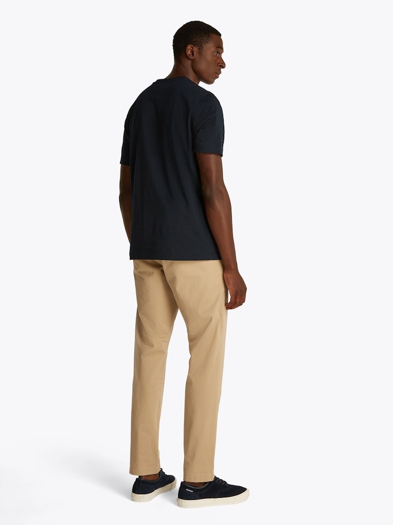 Tommy Hilfiger Rejeneratif Pamuk Lacivert Erkek Kısa Kollu T-Shirt - MW0MW33691DW5