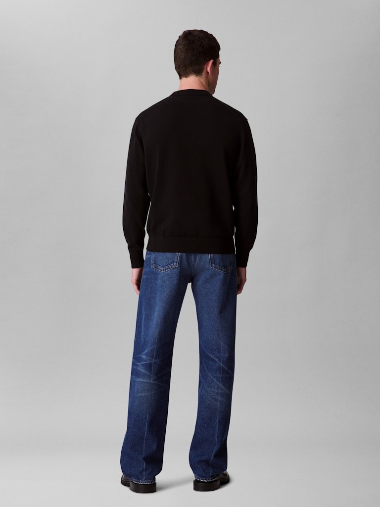 Calvin Klein Erkek Siyah O Yaka Triko