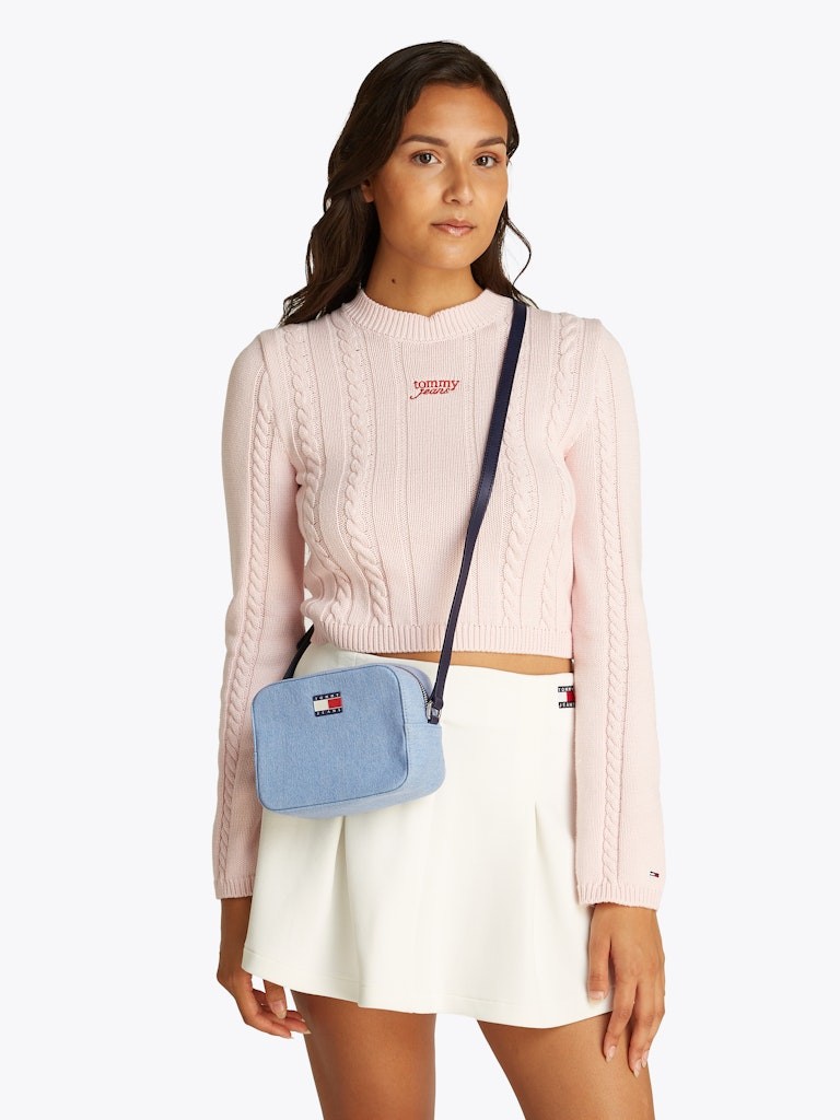 Tommy Hilfiger Mavi Kadın Çapraz Çanta - AW0AW172890GY