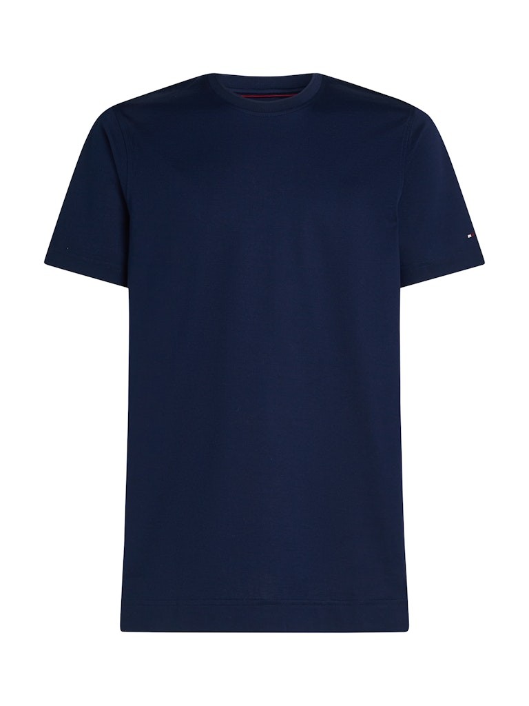Tommy Hilfiger Pamuk Lacivert Erkek Kısa Kollu T-Shirt - MW0MW36657DCC