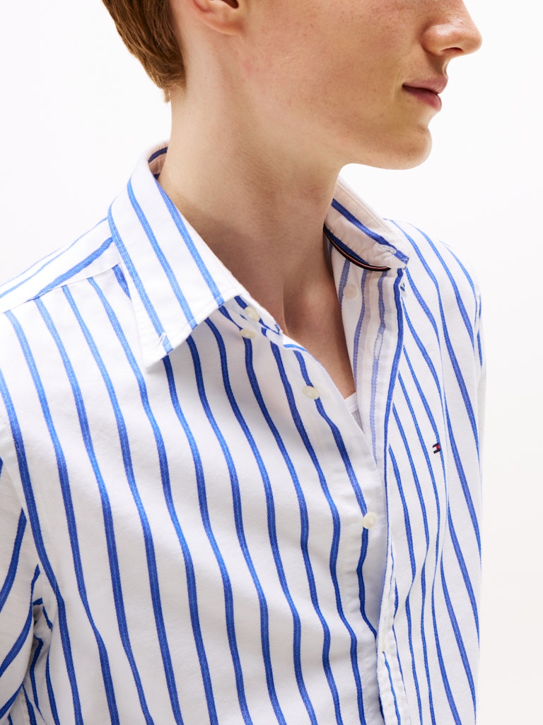 Tommy Hilfiger Erkek Oxford Normal Kesim Bej Gömlek