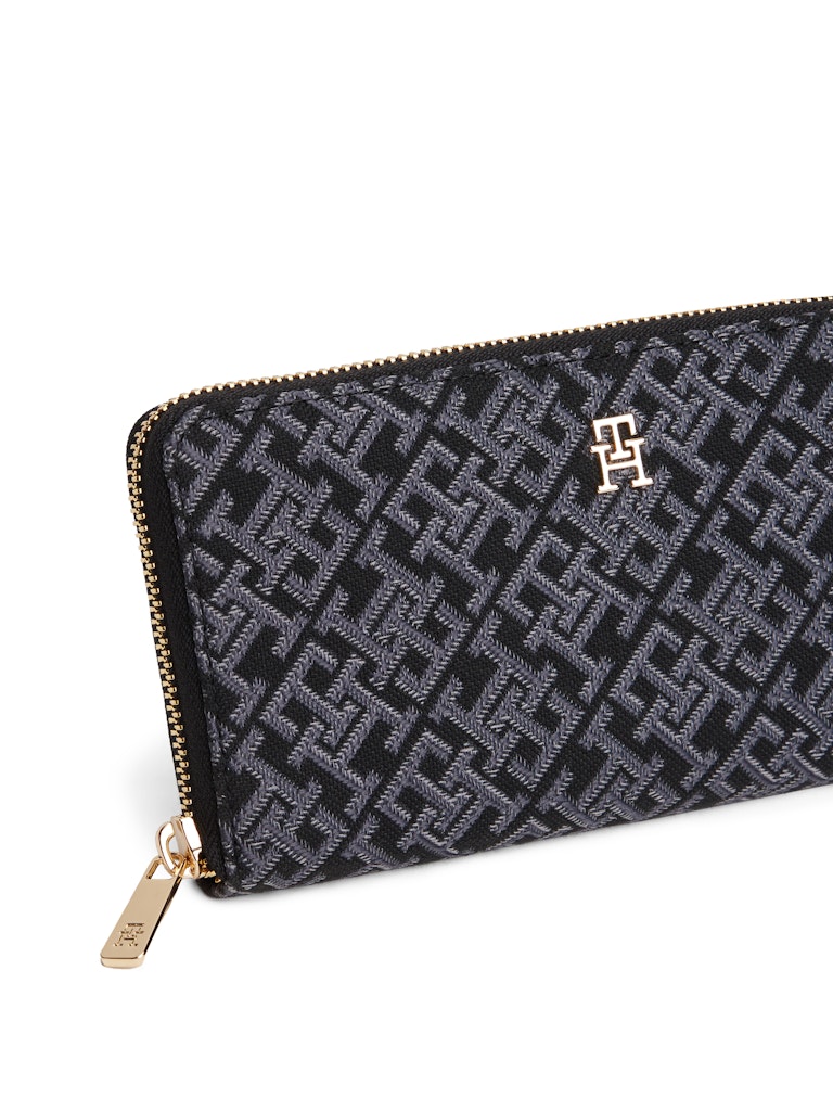 Tommy Hilfiger Kadın Siyah  Fermuarlı  Cüzdan